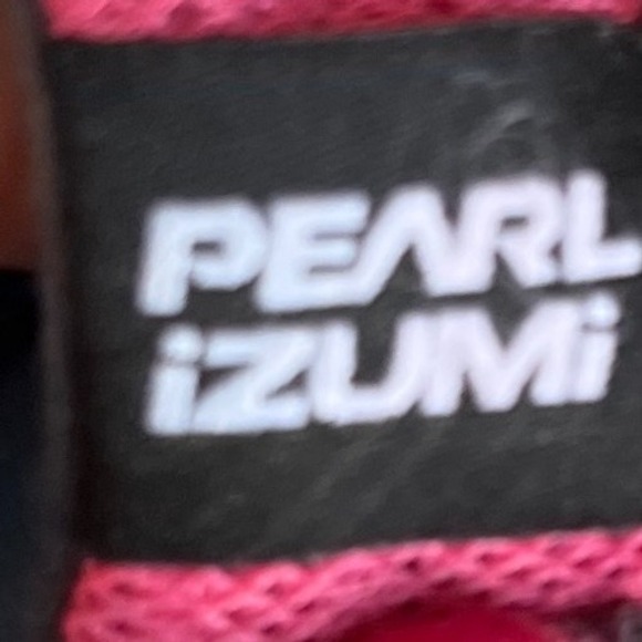 Pearl Izumi Womens Running Shoes Black Pink Lace Up Size 7.5 - Picture 3 of 5